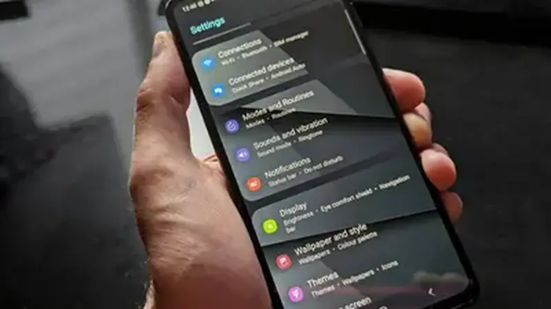 Android app permissions settings screen on a smartphone